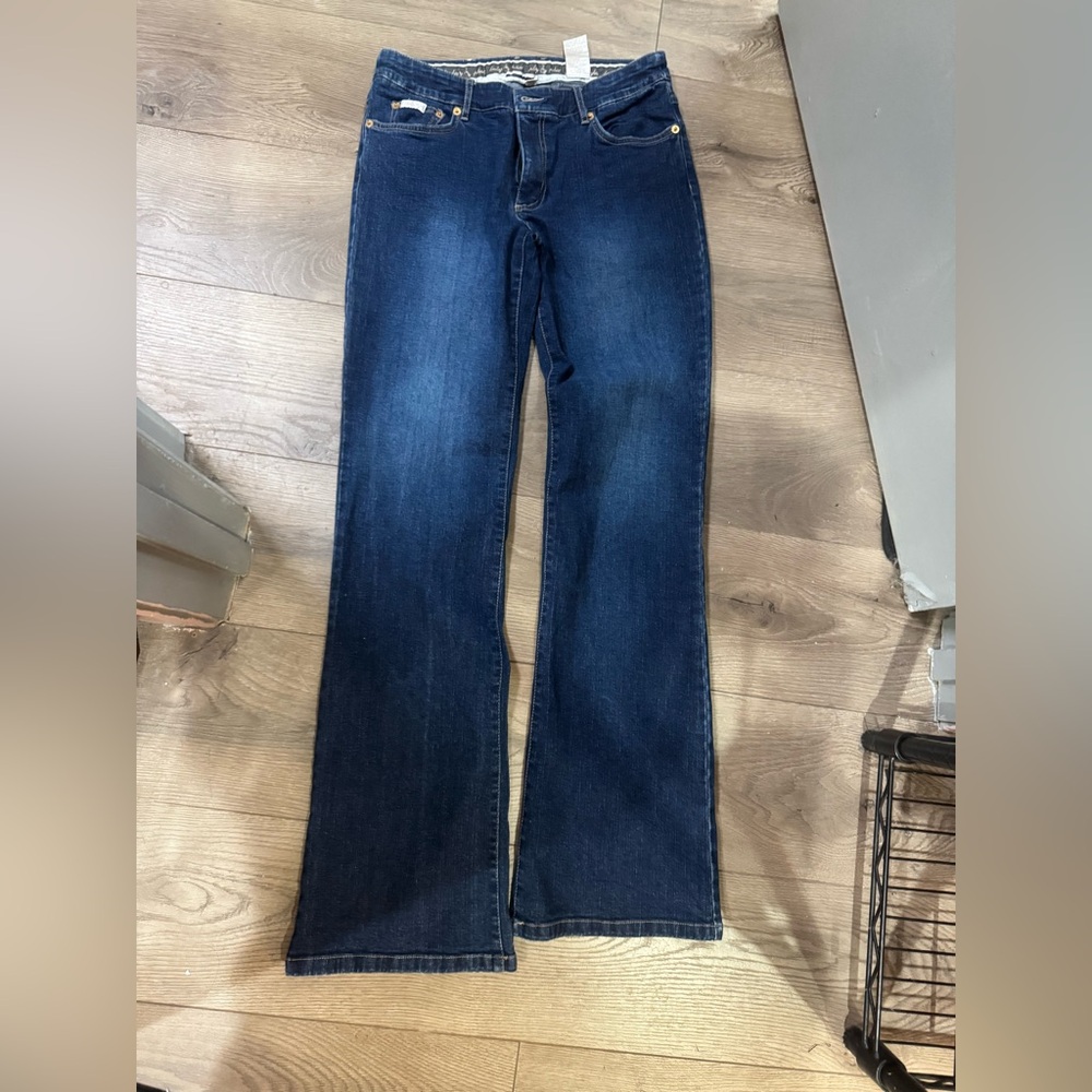Baby Phat Dark Blue Flare Jeans